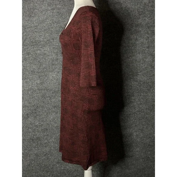 Toad & Co Rosalinda Women Print Samba Knit Stretch Dress Size XS AC6067 - Picture 4 of 15